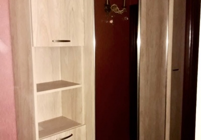 Заказ УТ269. Удобный шкаф  - купе в коридор с фасадами из лдсп и зеркалом