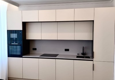 СИМ128. Кухня модерн с фасадами из пластика