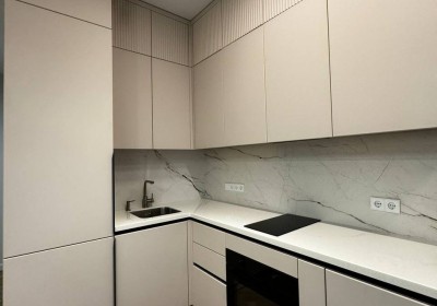 Бежевая кухня