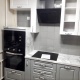 Заказ УТ212. Стиль кухни Неоклассика с фрезерованными фасадами в бело - серых тонах